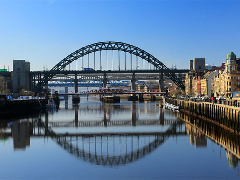 Newcastle Old and New - Tyne Bridges