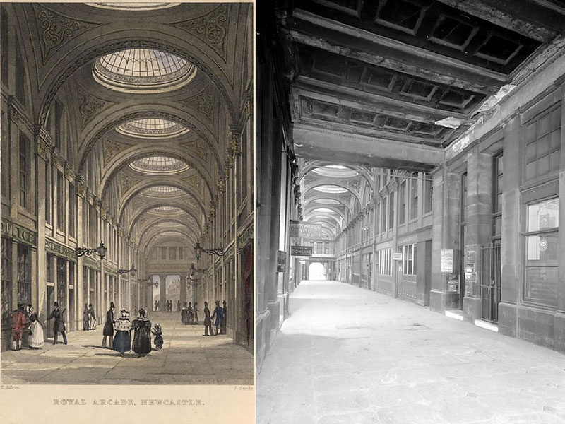 Newcastle Old and New - Royal Arcade