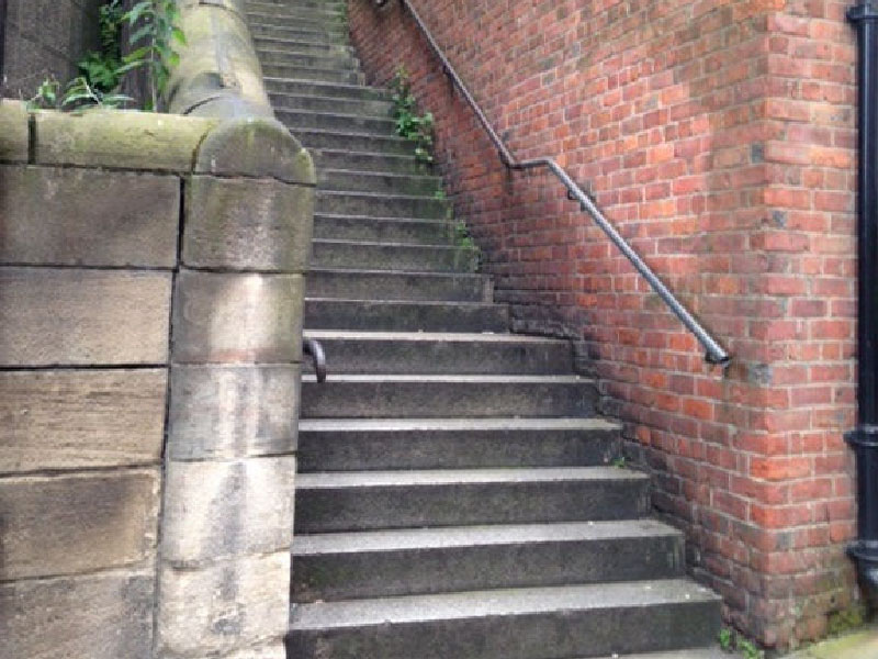 Newcastle Old and New - Dog Leap Stairs